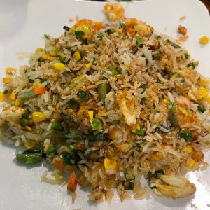 arroz frito con camaron