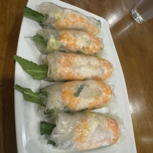 Rollos Frescos - Con Camarones