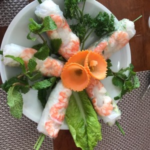 Rollo Fresco de Camarones