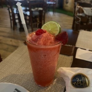 Limonada con fresa 