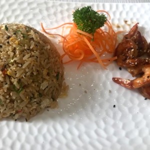 tepanyaki de camarones 