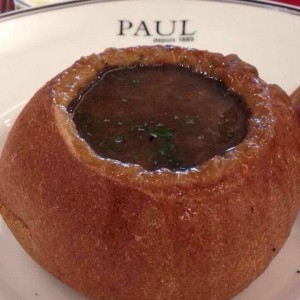 sopa de cebolla
