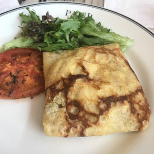 crepes rellena de hongos