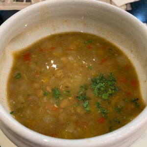 sopa de lentejas