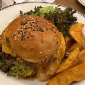 hamburguesa de pollo