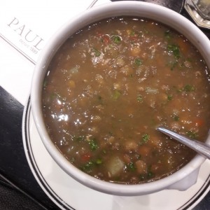 Sopa de lentejas