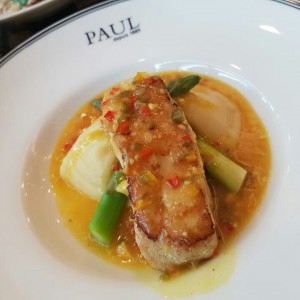 Corvina al ajillo
