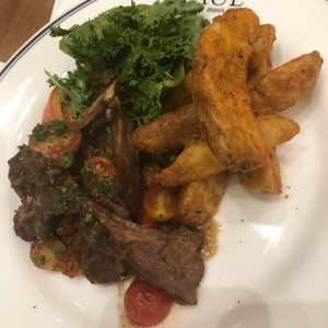 Costillas de cordero.