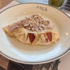 Crepe de frutas 