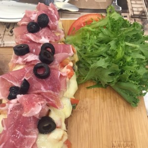 Tartine de prosciuto