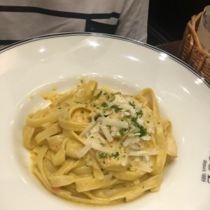Fettucini con pollo