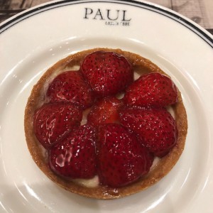 Tartaleta de fresa.