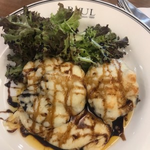 Champignon gratin Portobello.