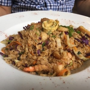 Nasi Goreng de mariscos