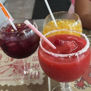 Sangria y margarita frozen