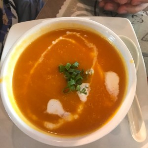 sopa de zanahoria