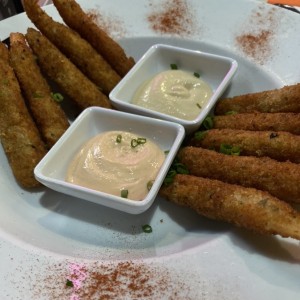 Tentadoras Entradas - Camarones Sriracha
