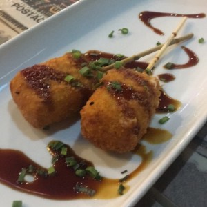 Edamame de queso (Brochetas)