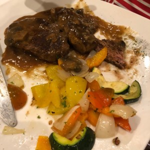 Filete de Res en Salsa Marsala