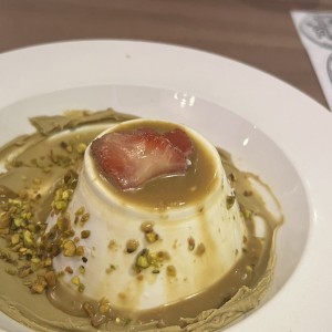 Panacota de pistacho