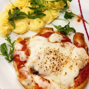 Pechuga de pollo gratinada
