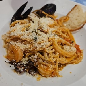spaghetti a la bongole