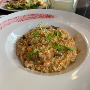 Risotto Funghi e Salmone