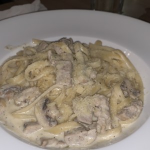 Fettucini con chorizo italiano