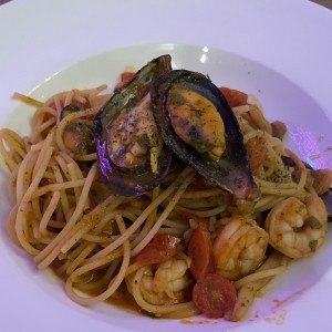 Spaguettis frutti di mare