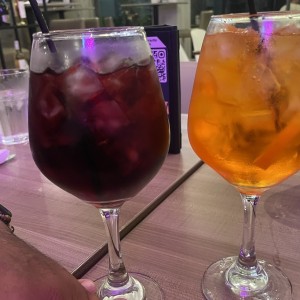 Sangria y aperol