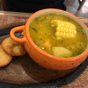 sopa de pollo 