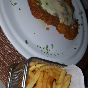 milanesa de pollo