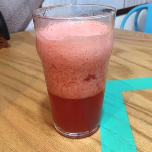 limonada de fresa