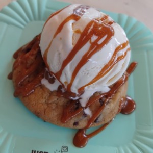 Galleta con helado