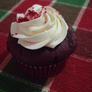 cupcake de red velvet