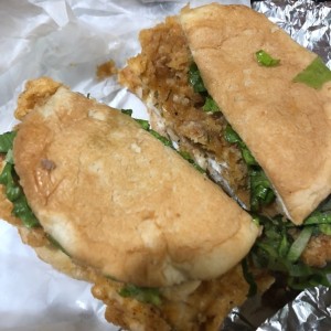 hamburguesa de pollo