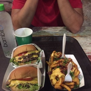 hamburguesa antiburger y antifries