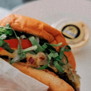 Cheese burger Vegana