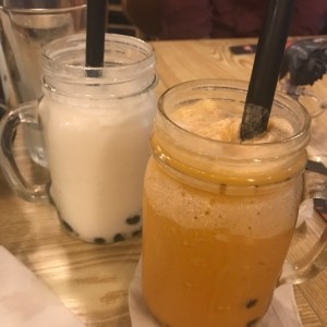 bubble tea de thai y almendra