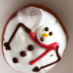 Donut de snowman