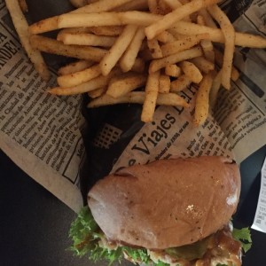 hamburguesa de pollo