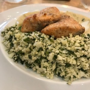 Salmon crujiente