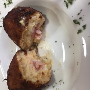 arancini de jamon y queso