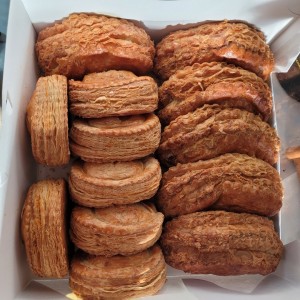 empanadas de pollo y pastelitos de carne