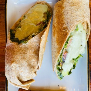 Wrap de salmon ahumado