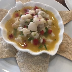 ceviche con maracuya