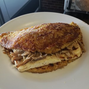 cachapa con pernil