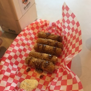 dedos de mozarella