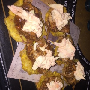 Patacones con Cerdo