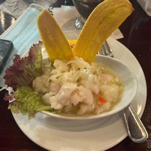 Ceviche de corvina